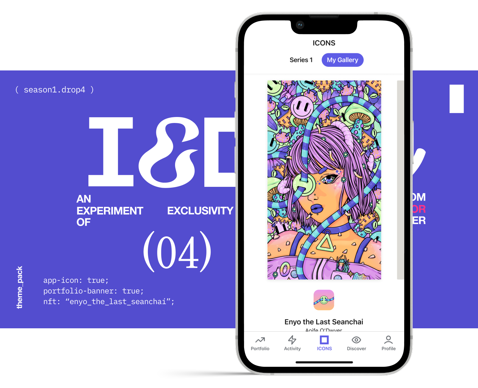 Icons tab