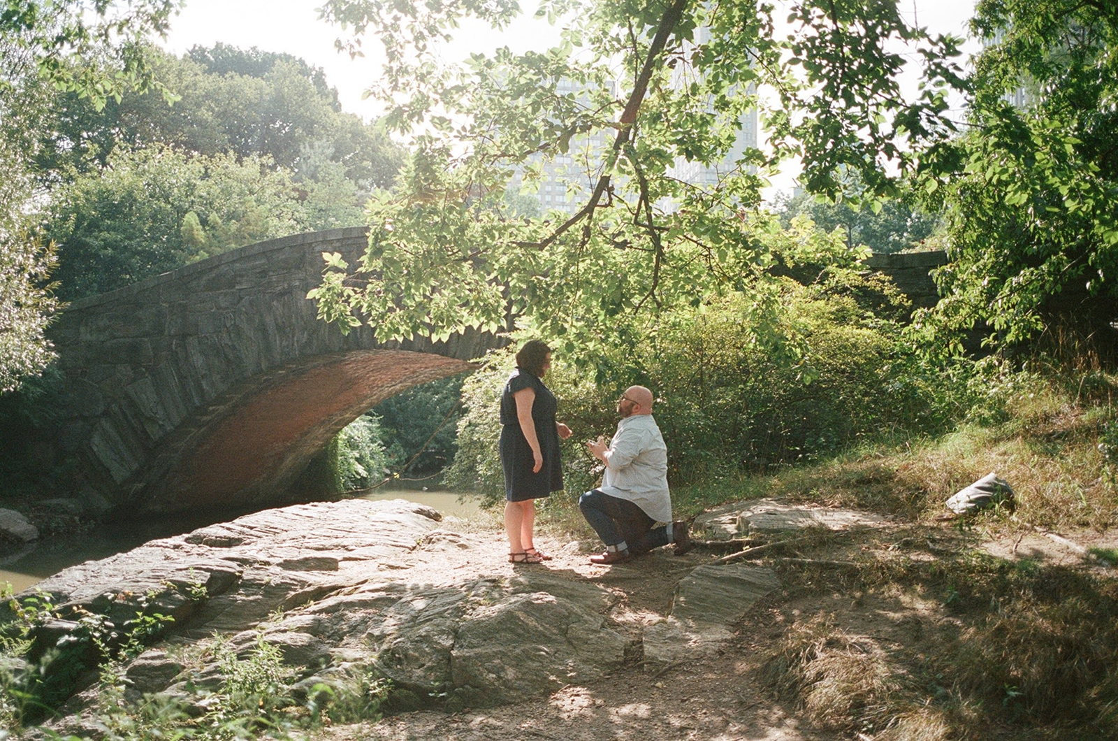 I proposed to Natalia in Central Park in 2020